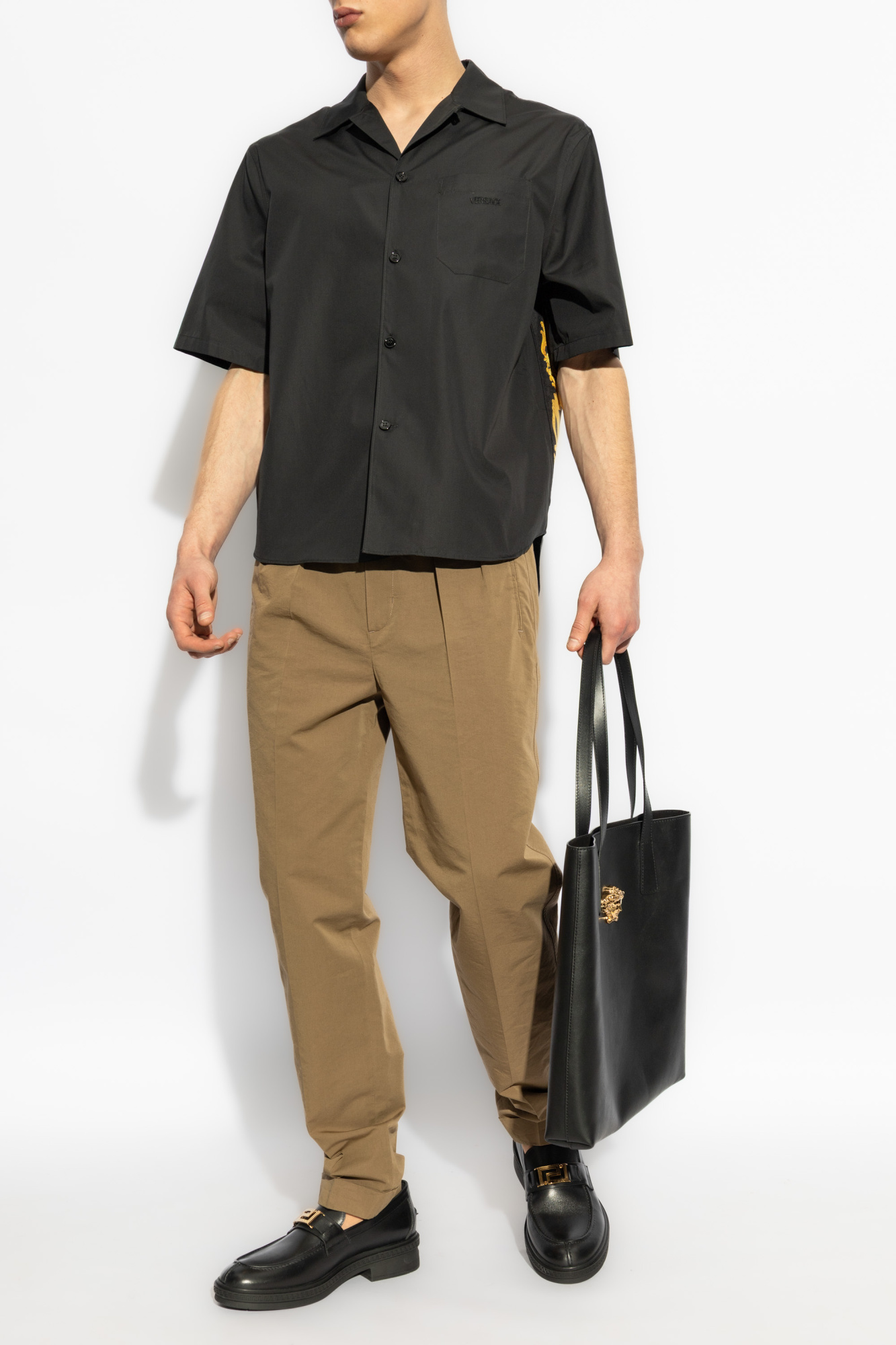 Versace Shirt with logo | Men's Clothing | Vitkac